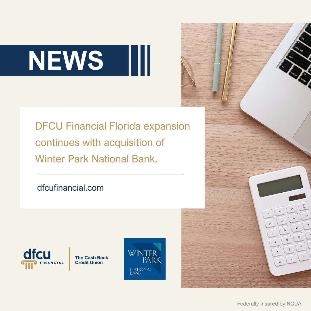 DFCU Financial to Acquire Winter Park National Bank